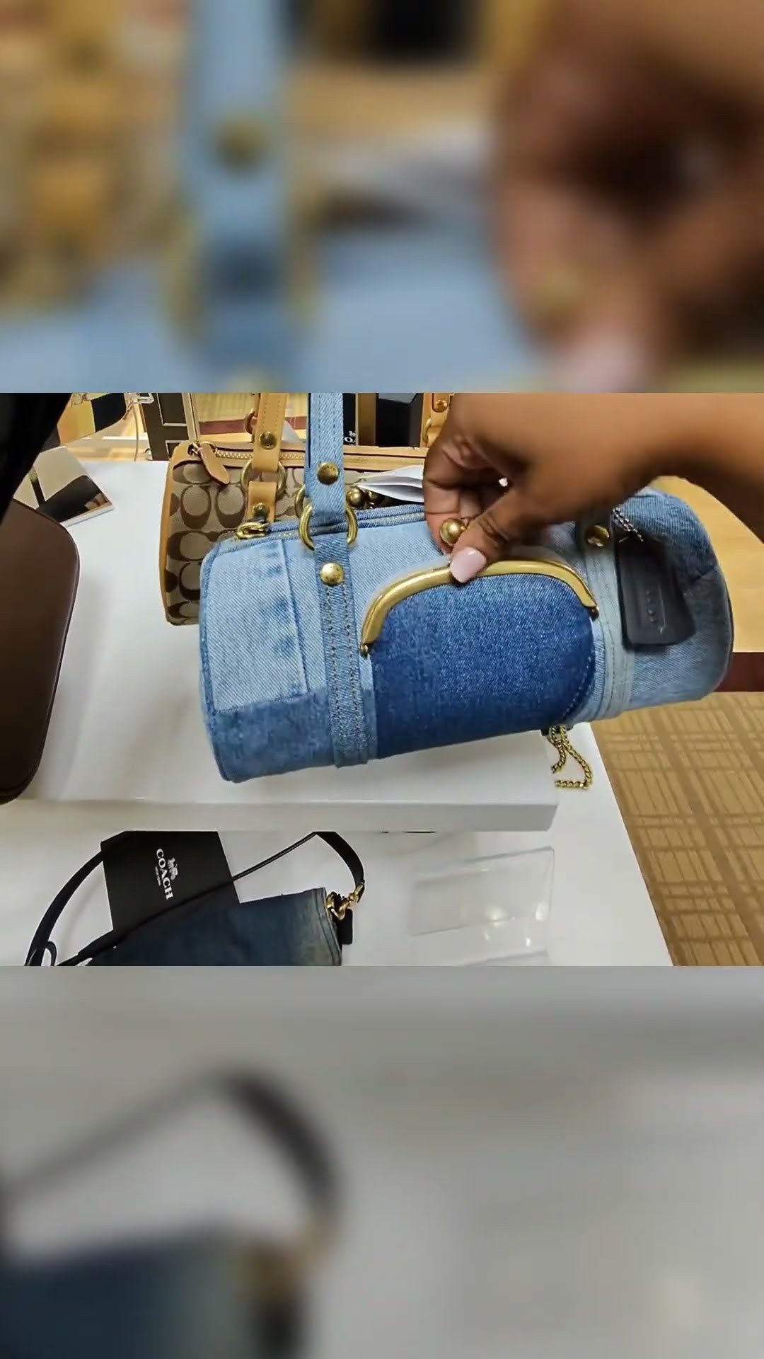 This Coach Denim Bag Sold Out FAST! Don't Wait! - YouTube This Coach Denim Bag Sold Out FAST! Don't Wait! - YouTube