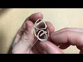 Wire Wrapping Tutorial: Double Sided Pendant Frames