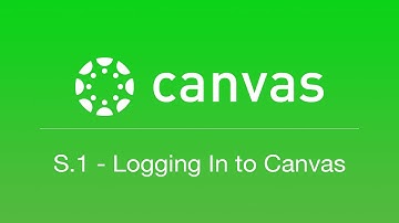 S.1 - Logging Into Canvas (Canvas Student Tips)