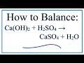 Balancing Chemical Equations Concepts