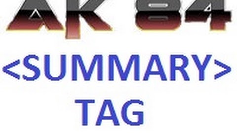 html 5 tutorial in hindi 110 summary tag