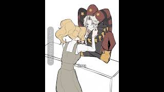 Pierrot amd MC. She is blindfolded~ #harlequin #pierrot