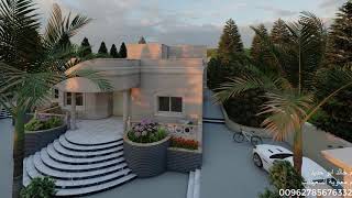 اعادة تصميم واجهة لمنزل في البتراء / الاردن -  انيميشن  Autocad 3d and Lumion house design