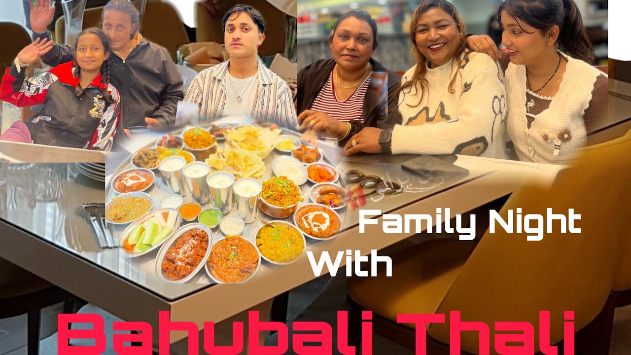 Bahubali Thali khana jada yesto k vayo 🥲🥹