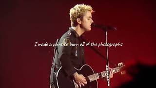 Green Day -Whatsername -Acoustic Live Ver -with Lyrics chords