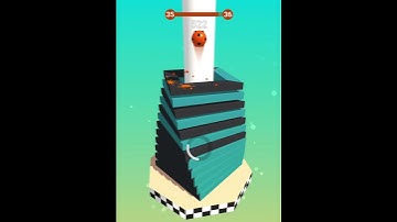 STACK BALL GAMEPLAY #12 || #SHORTS