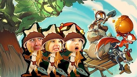 ПАПА ДОЧКИ vs ПОДПИСЧИКИ! Белки против ДЕРЕВА в Acron Attack of the Squirrels ЗАБЕРИ ВСЕ ОРЕХИ!