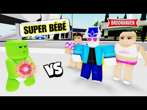 SUPER BABY VS. EVIL PARENTS...! BROOKHAVEN - ROBLOX