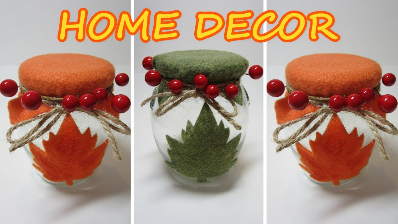 QUICK & EASY HOME DECORATION IDEAS 🍁 TRASH TO TREASURE UPCYCLING