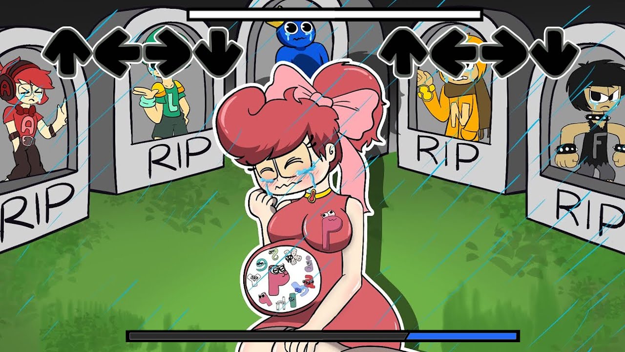 FNF Belike R.I.P All Alphabet Lore Character (A-Z...) 