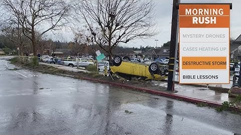 Tornado causes damage in California city
