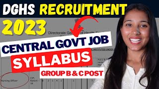 Swasthya Vibhag Vacancy 2023 | DGHS Recruitment Syllabus 2023 screenshot 2