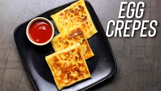 Delicious Egg Crepes | Veg Scrambled Eggs Crepes | Jab's Cooking