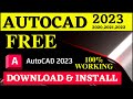 Free download autocad 2023  install for 3 years  autodesk student license
