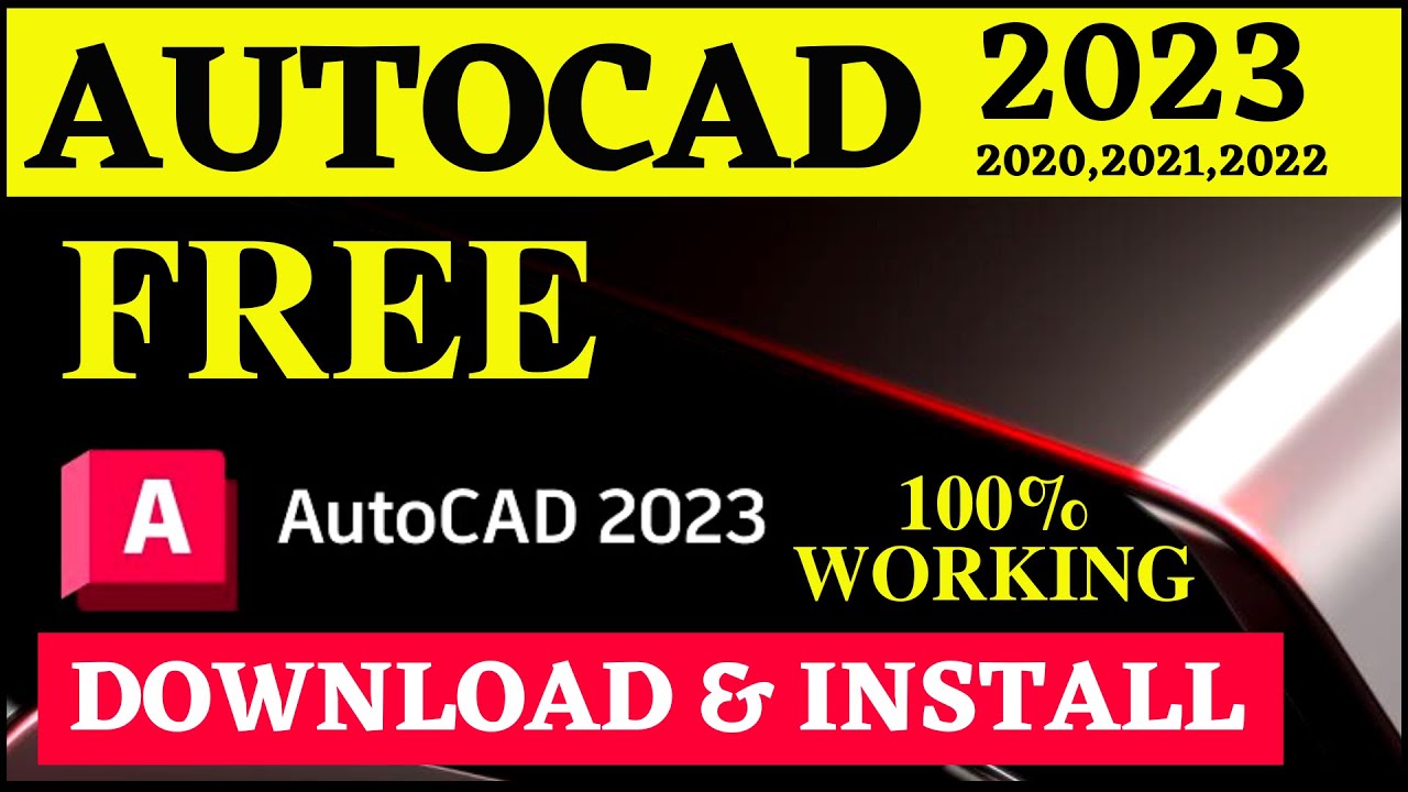 Free DOWNLOAD AutoCAD 2023  INSTALL FOR 3 YEARS  AUTODESK STUDENT LICENSE