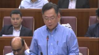 Minister Gan Kim Yong explains the enhanced Community Health Assist Scheme