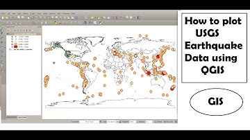 How to plot USGS Earthquake Data using QGIS