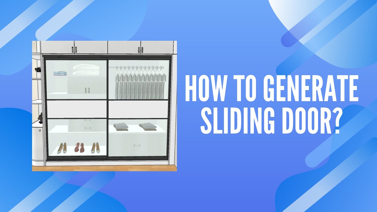 [Wardrobe FAQ] How to generate sliding door? | AiHouse