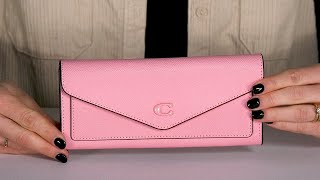 COACH Cross Grain Leather Wyn Soft Wallet SKU: 9887009 screenshot 3