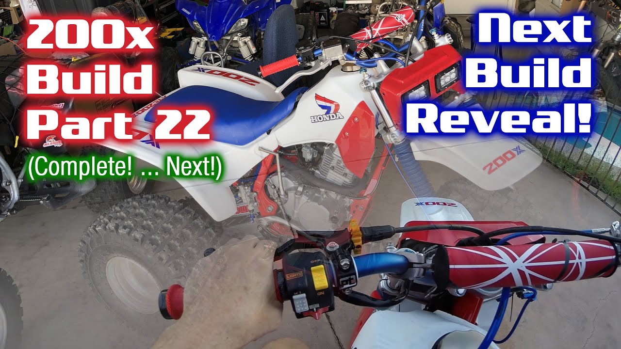Honda ATC 200x Build - Part 22 - Gas Fuel Tank, Carburetor, Graphics, Riding, Next Build Revealed