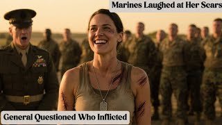 The Marines Laughed at Her Scars — Until the General Questioned Who Inflicted Them.