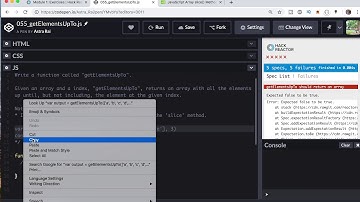 Javascript Exercises | Hack Reactor Bootcamp Prep | Module 1 | 055_getElementsUpTo