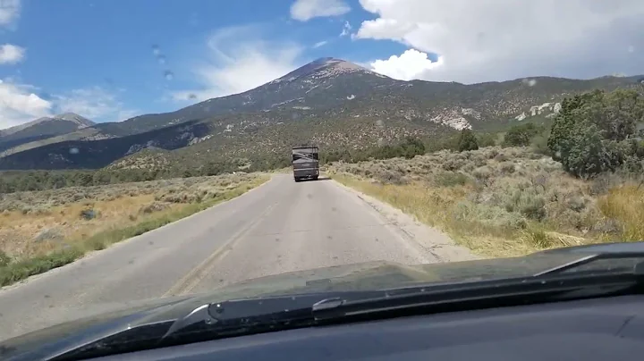 Driving to Lehman Cave