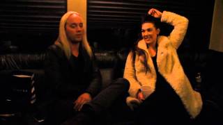 AMARANTHE - Elize + Olof -Tour Bus Interview - Toronto - November 8