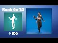 Back On 74 Fortnite Emote