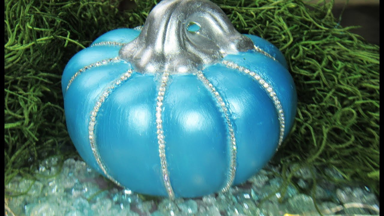 Decorate A Trending Blue Pumpkin YouTube