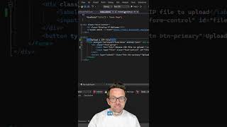 Designing the Upload Form for Zip Files ASP NET Core
