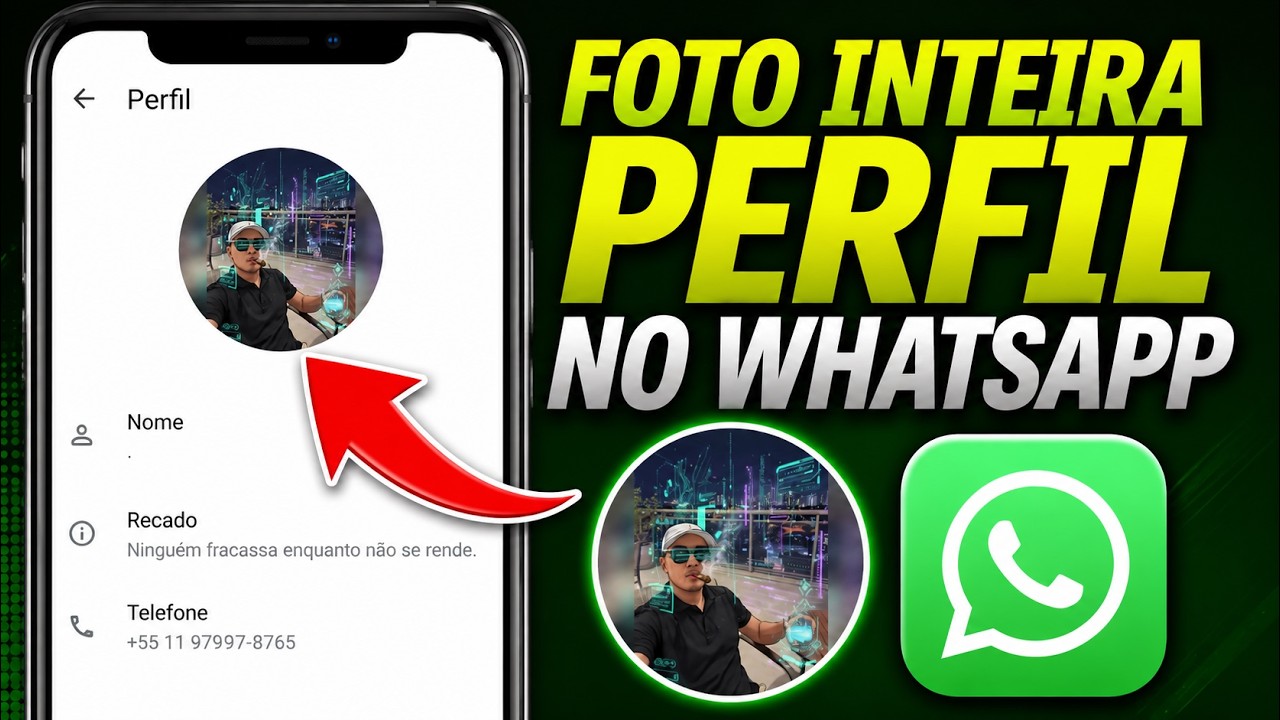 Como DEIXAR FOTO INTEIRA no WHATSAPP sem cortar (PASSO A PASSO) - YouTube
