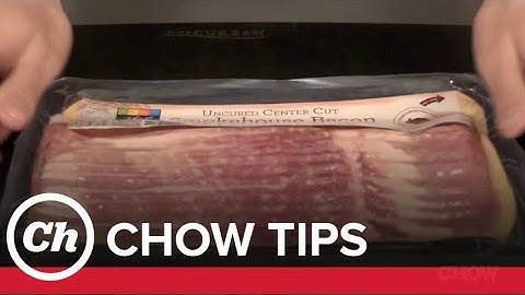 Separating Bacon the Right Way - CHOW Tip