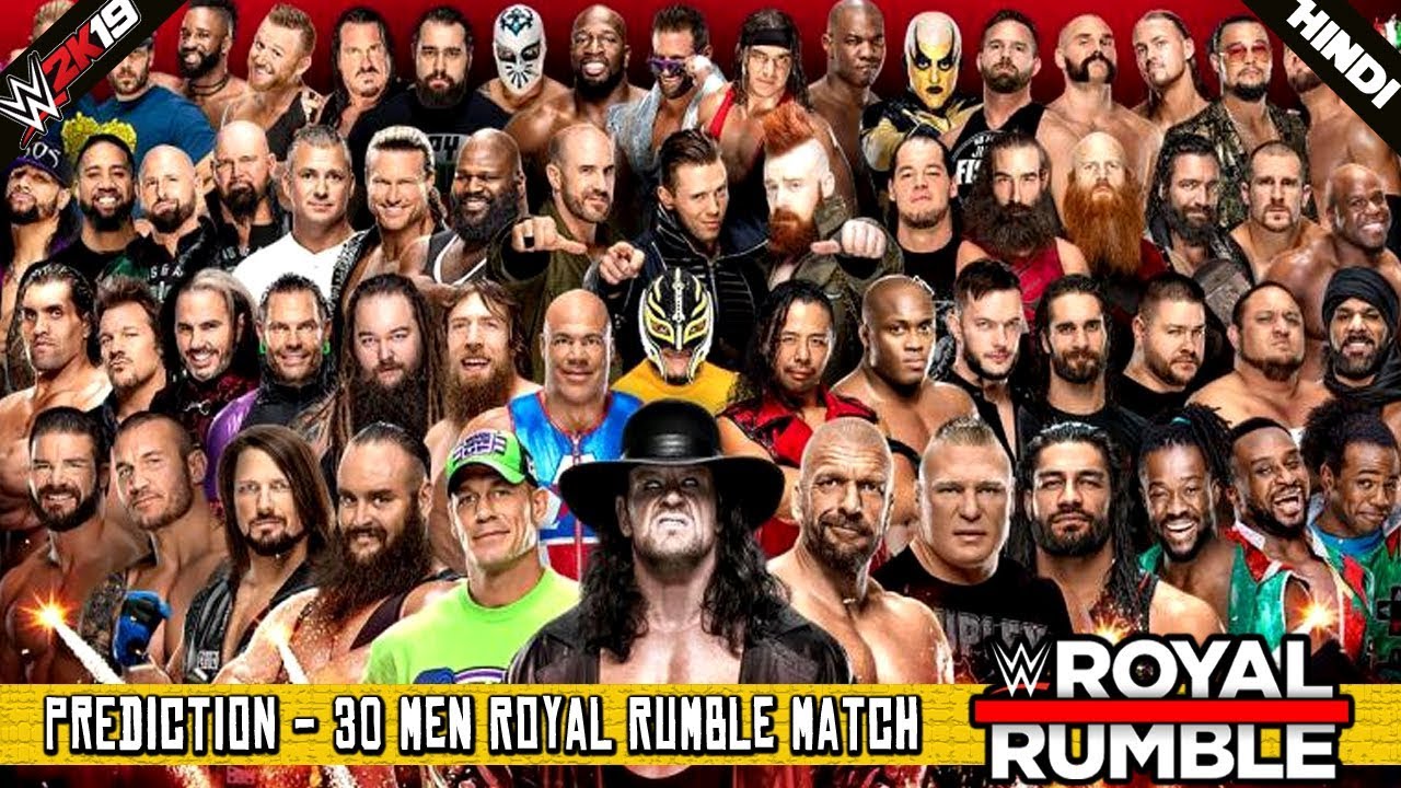 WWE 2K19 (Hindi) ROYAL RUMBLE 2019 30 Men Royal Rumble