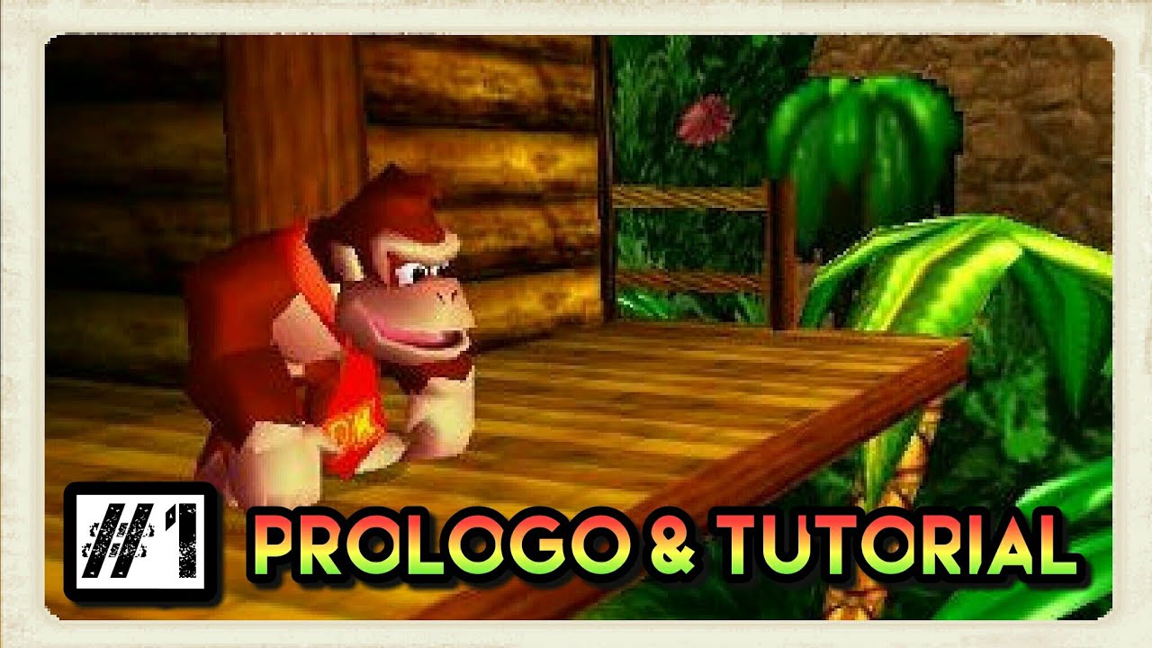 Donkey Kong 64 Guia 101% #1 ( Prologo & Tutorial ) - YouTube