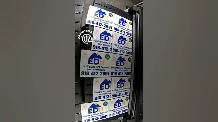 Custom Yard Signs for EDH Hauling & Junk Removal! 🚛✨