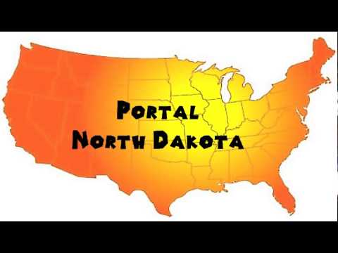 How to Say or Pronounce USA Cities — Portal, North Dakota