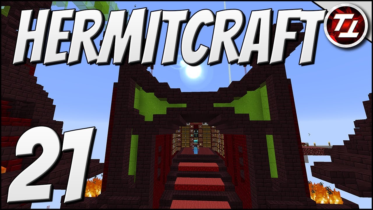 hermitcraft v 21 the glowing entrance youtube