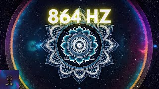 864 HZ Sleep Music | Celestial Harmony | Sleep Aid