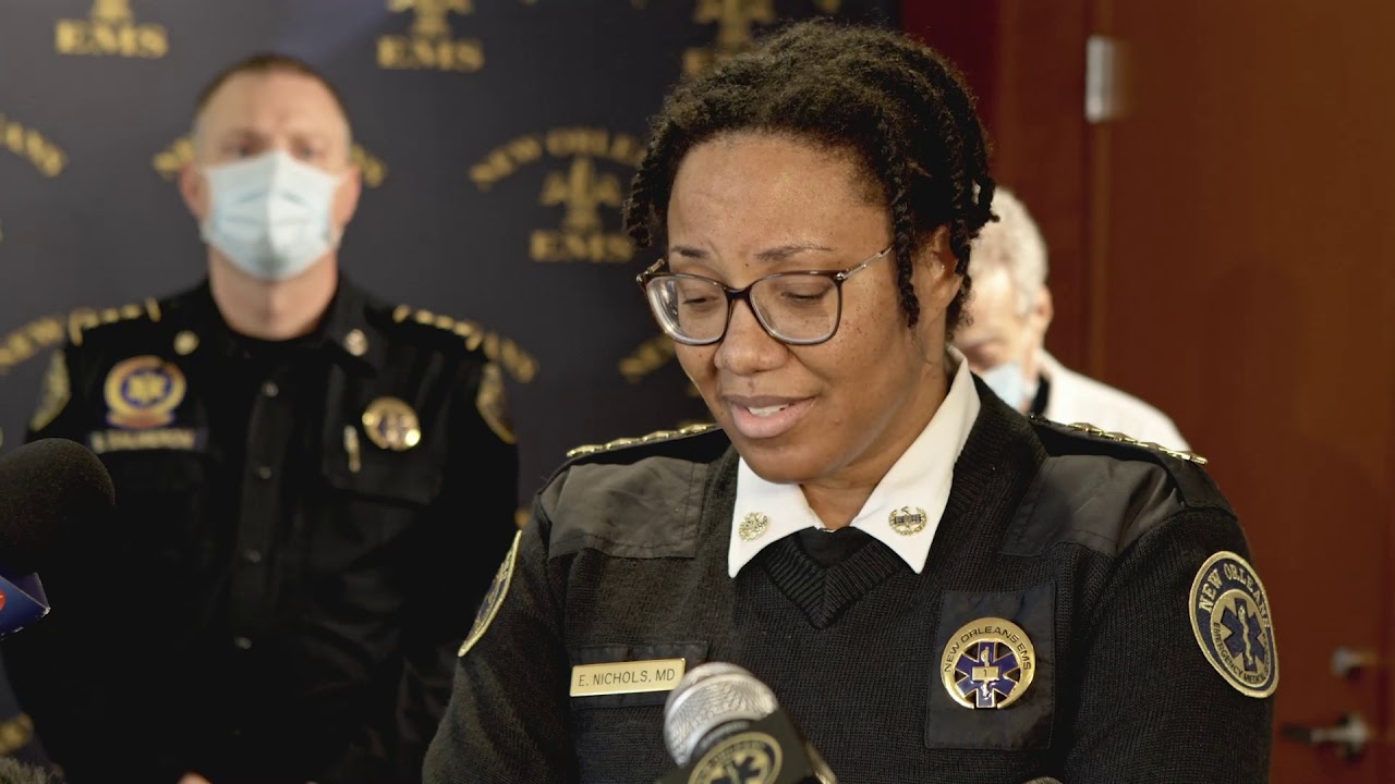 New Orleans First Responders Get COVID Vaccine - YouTube