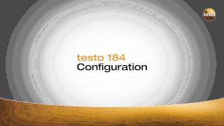 testo 184 - Configuration