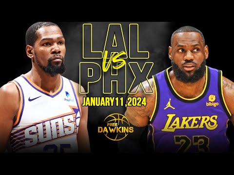 Los Angeles Lakers vs Phoenix Suns Full Game Highlights  