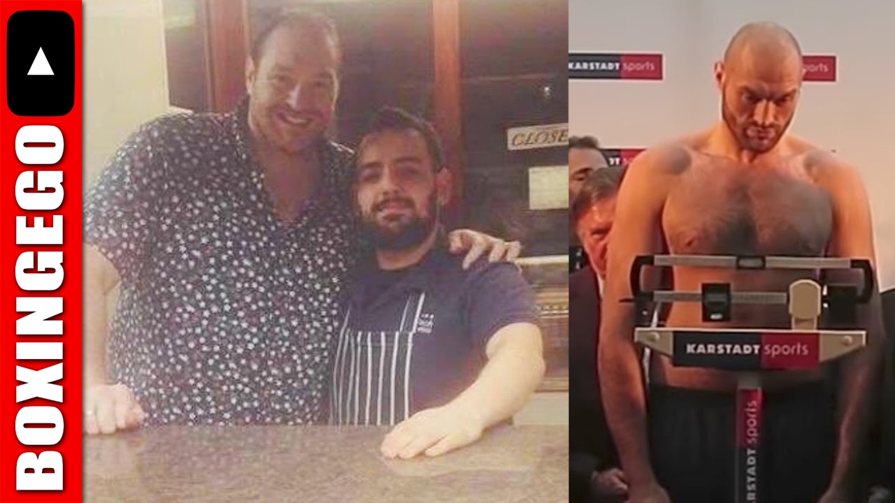 tyson fury appears huge   photo  lbs heavyweight comeback