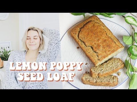 LEMON POPPY SEED LOAF | Vegan & Gluten Free