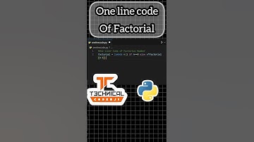 find Factorial number in python #shorts