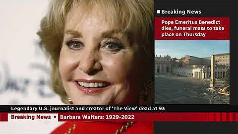Barbara Walters, trailblazing U.S. journalist, die...
