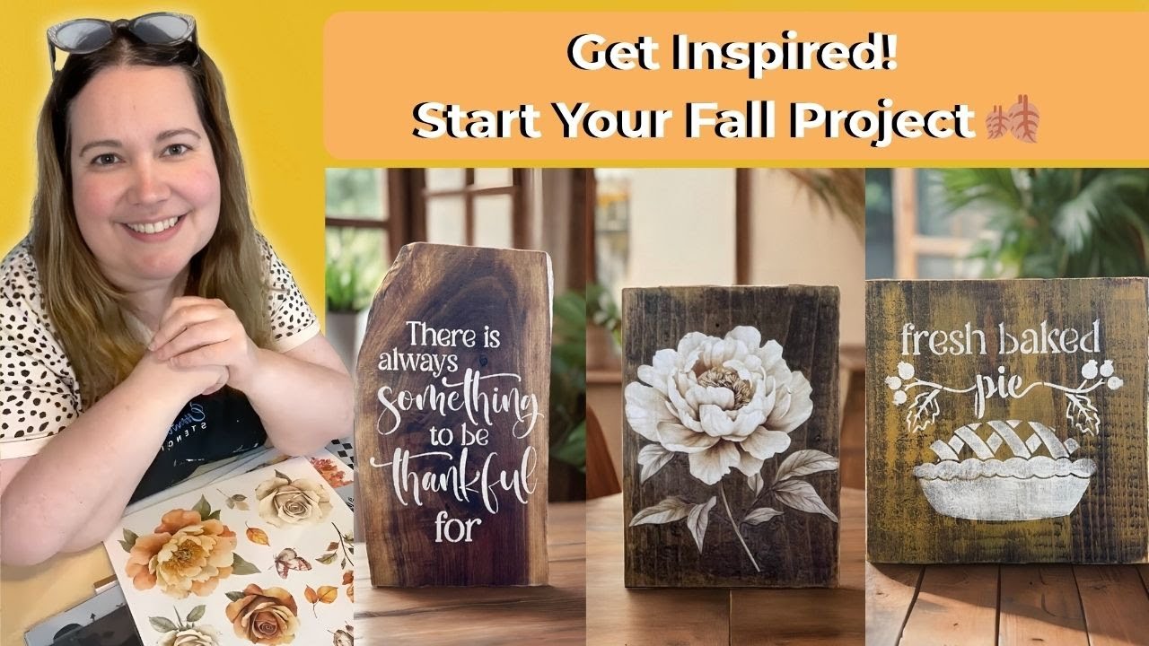 Easy DIY Fall Signs with New Essential Stencil Collection 🍂 | Quick Projects with Melissa