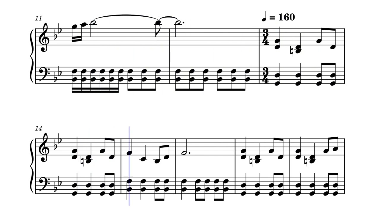 Marvel opening theme - piano sheet music