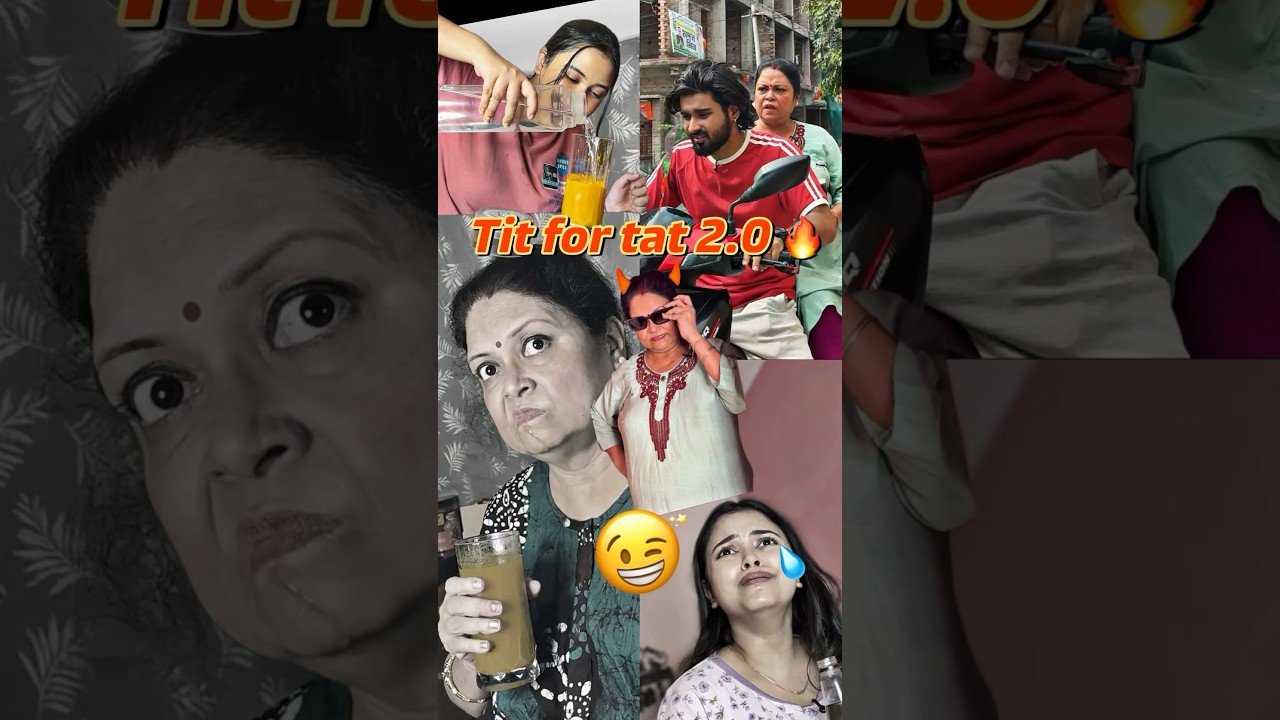 Tit for Tat 2.0 😉🔥#bengali #funny #funnyvideo #comedy #youtubeshorts #couple #viralvideo
