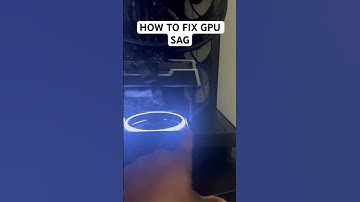 Simple and easy way to fix gpu sag🤝#pc#gpu#howto#agtg#shorts